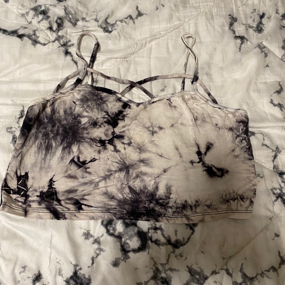 Marble Crop Top